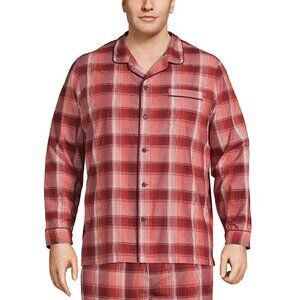 Blake Shelton x Lands End Plaid Poplin Pajama Shirt